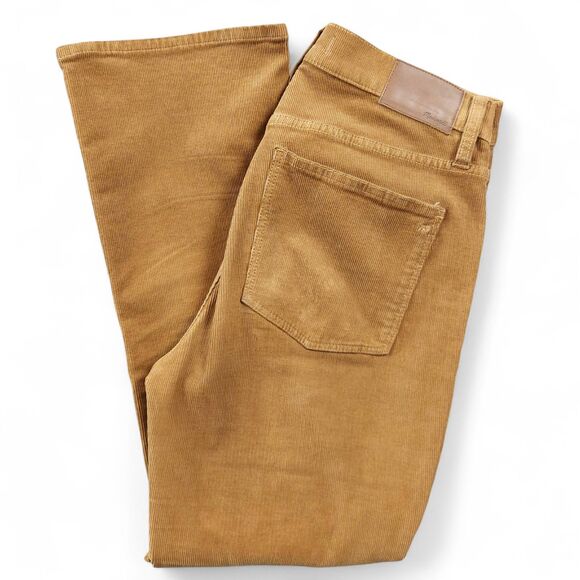 Madewell Pants Womens Sz 28 Brown Corduroy Cali Demi-Boot Bootcut Stretch - Picture 11 of 11